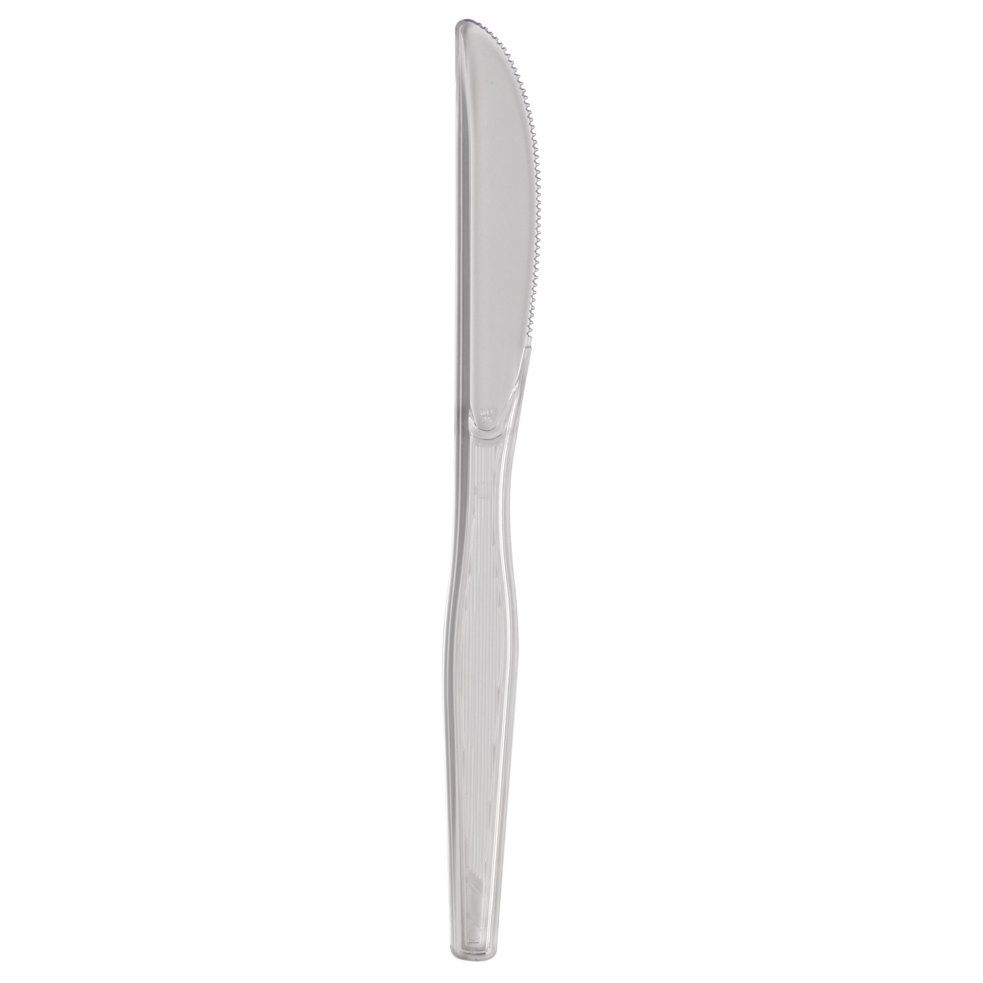 Dixie Plastic Cutlery Heavyweight Knives, White - 100 count