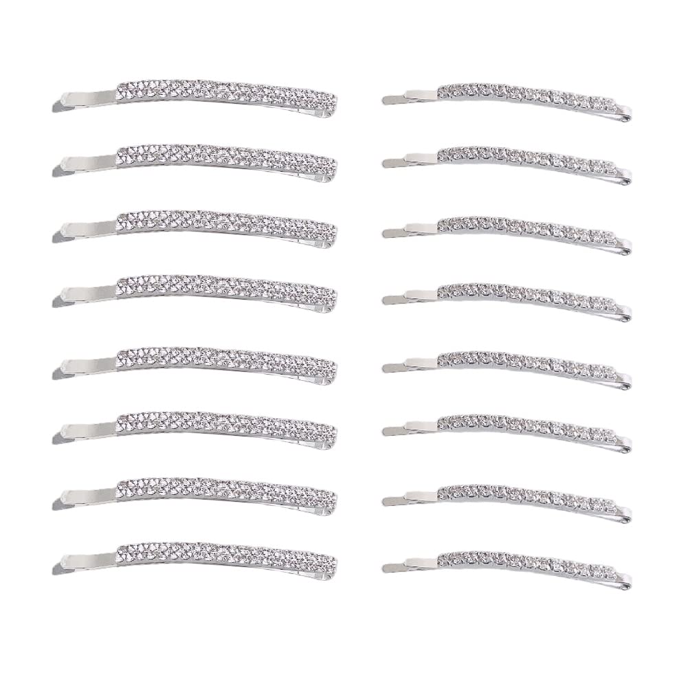 Clear Rhinestone Hair Pins