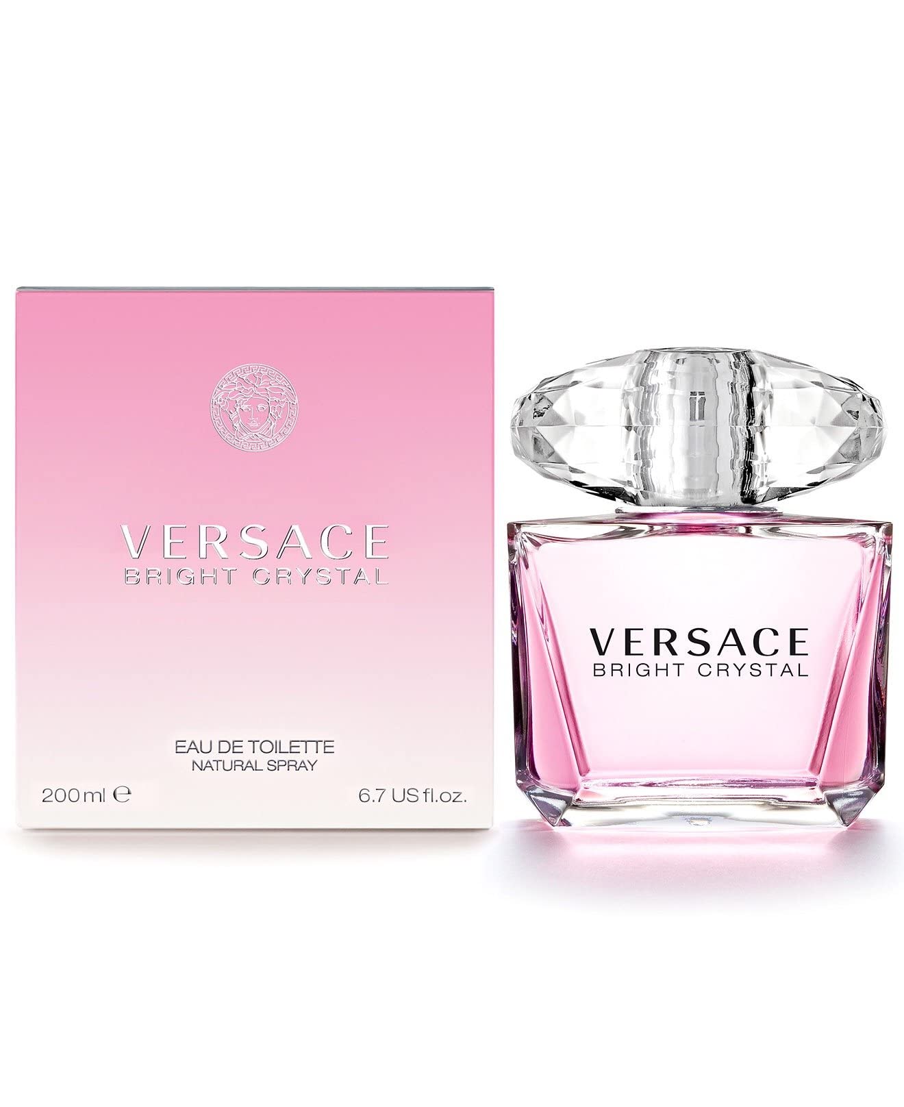 Bright Crystal By Versace Eau De Toilette For Women s 6.7FL Oz 200ML