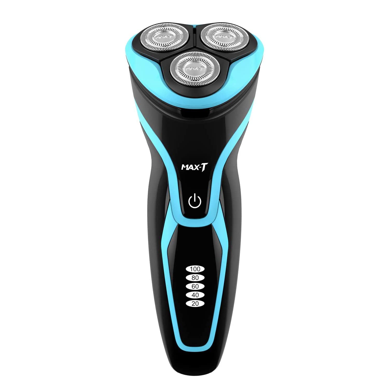 MAX-T Men's Electric Shaver - Corded and Cordless Rechargeable 3D Rotary  Shaver Razor for Men with Pop-up Sideburn Trimmer Wet and Dry Painless