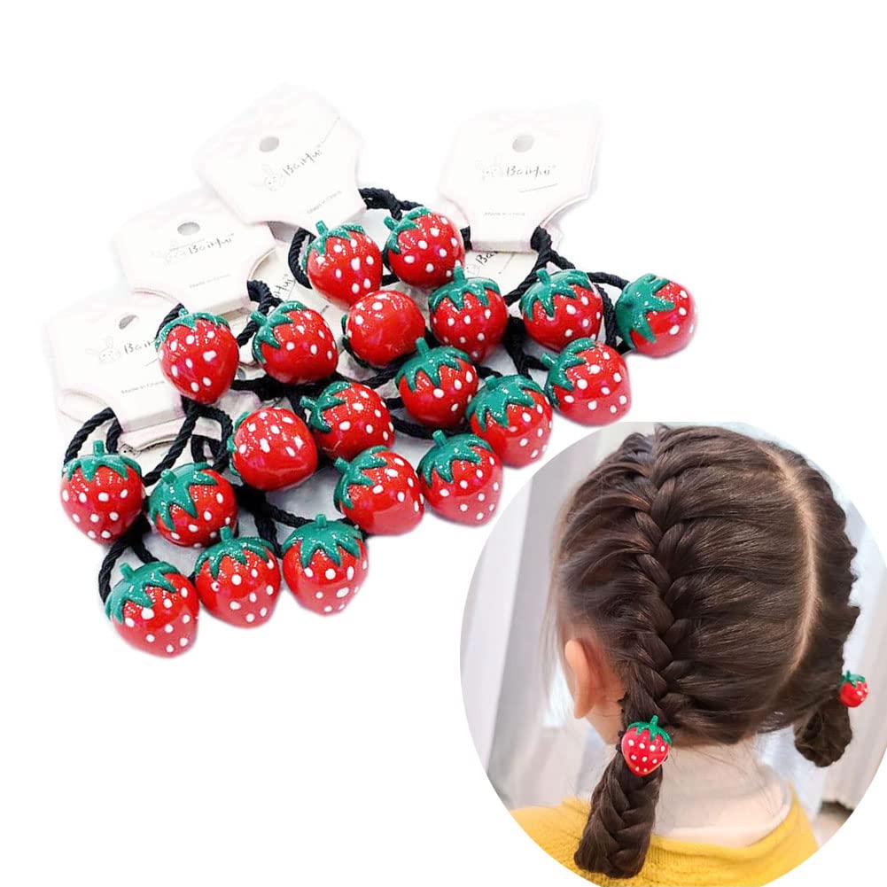 Candy Color Hair Clips Rope Ponytail Holder Girls Kids Hair Accessories Set