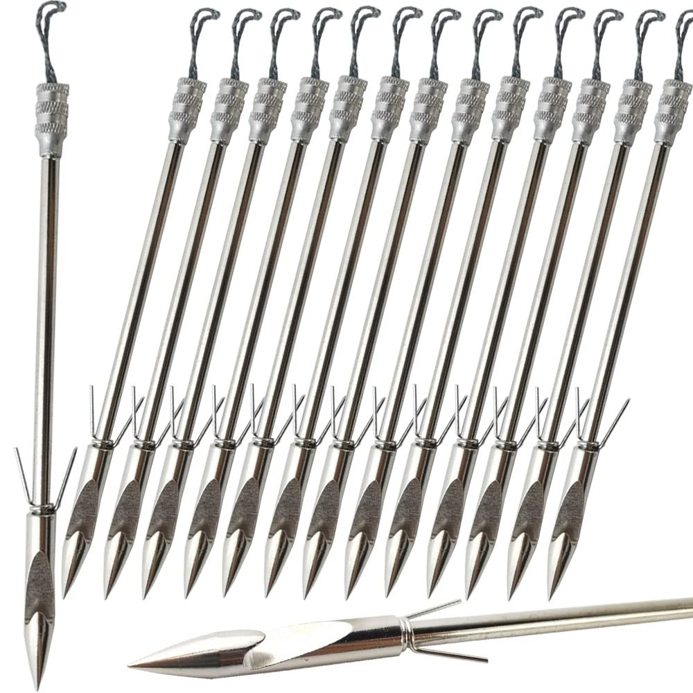 archery stainless steel fishing slingshot broadheads