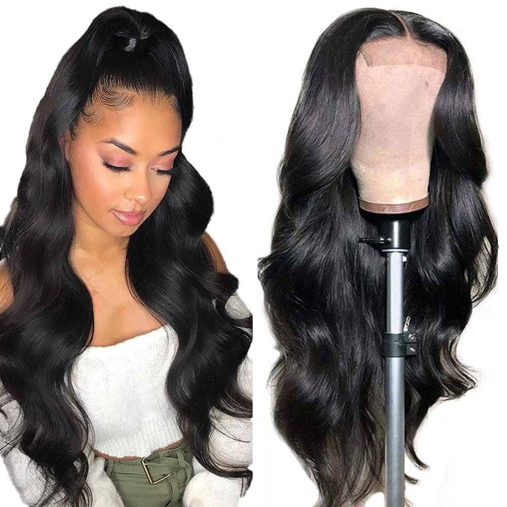 Natural Color Human Hair Lace Front Wigs 100% Remy Human Hair Wigs Lace  Front Closure Wigs for Women With Pre-plucked Hairline -  Canada