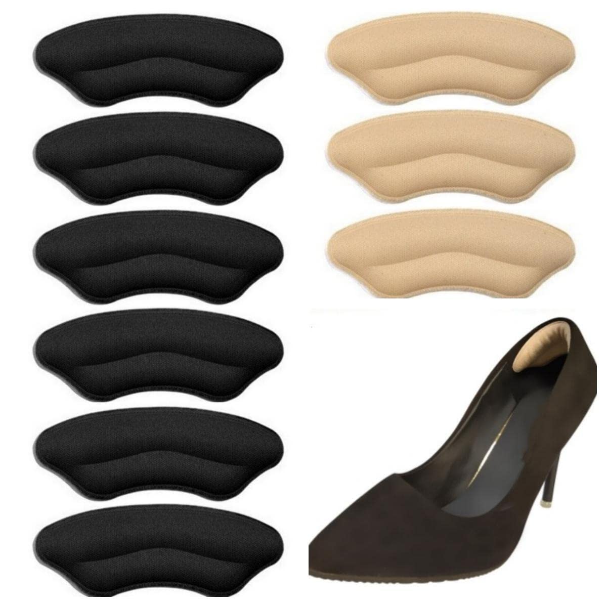 Heel Grips Shoe Heel Inserts Clear Heel Cushion Pads for Women Men Loose  Shoes | eBay