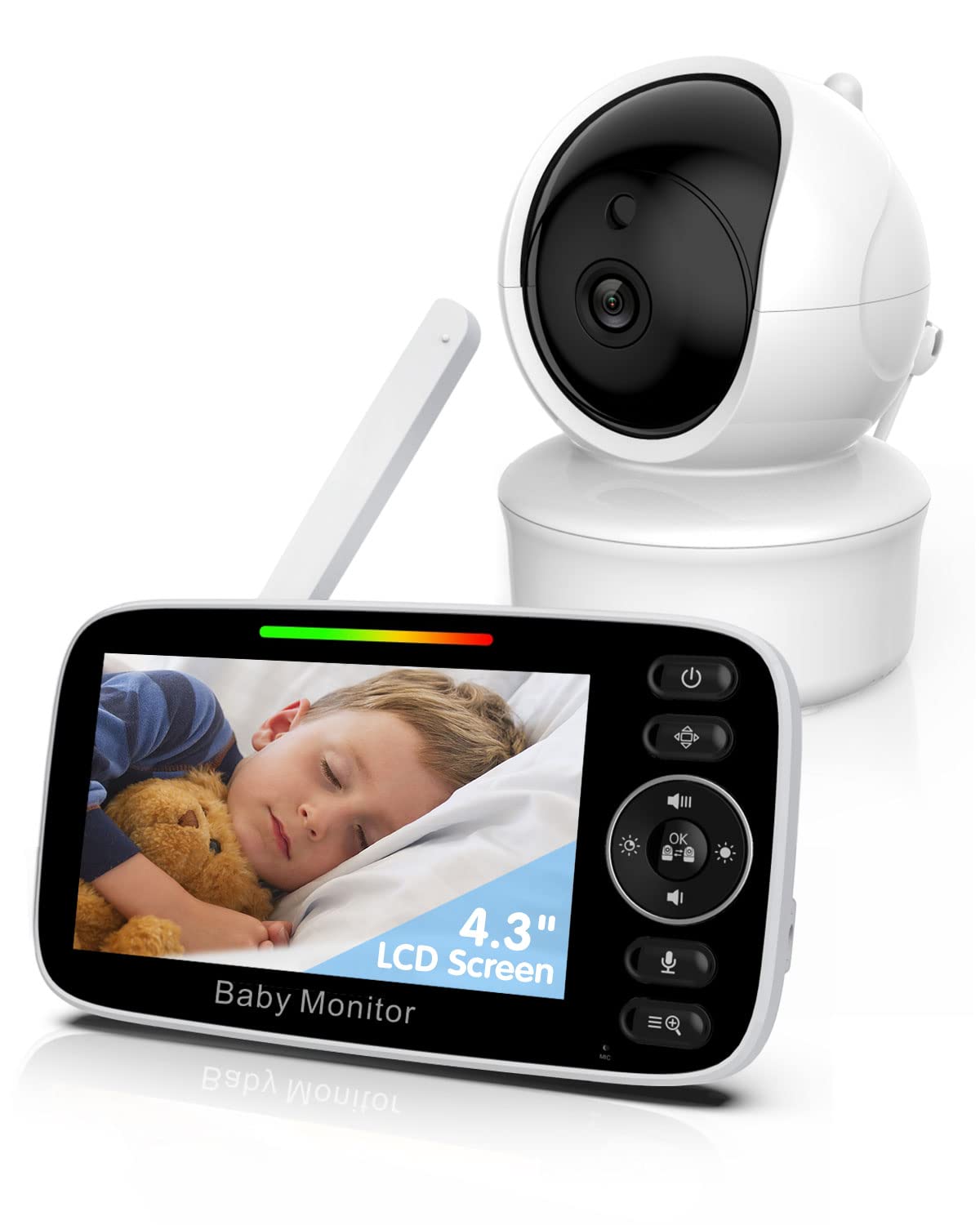 Baby monitor with sales 2 screens