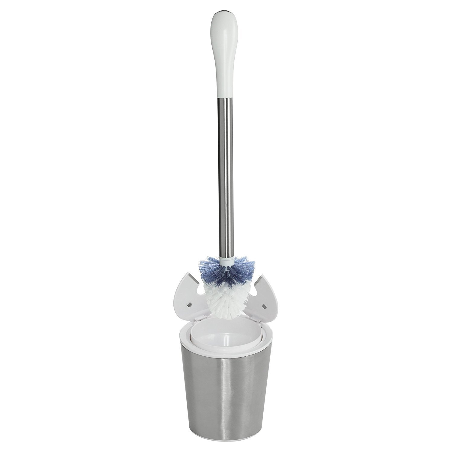 OXO Compact Toilet Brush and Canister, White