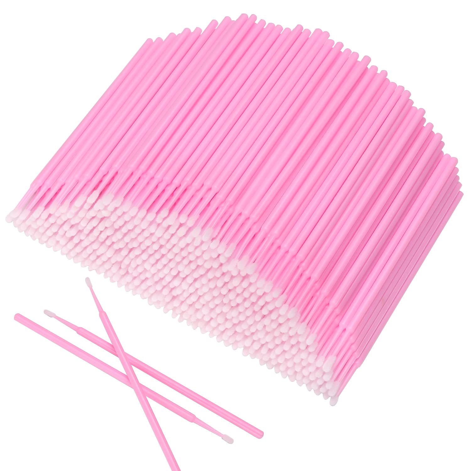 Micro Applicator Brush Dental 100 Pcs Micro Brushes Disposable for Dental  Eyelashes Extensions Personal Care Cleaning Regular