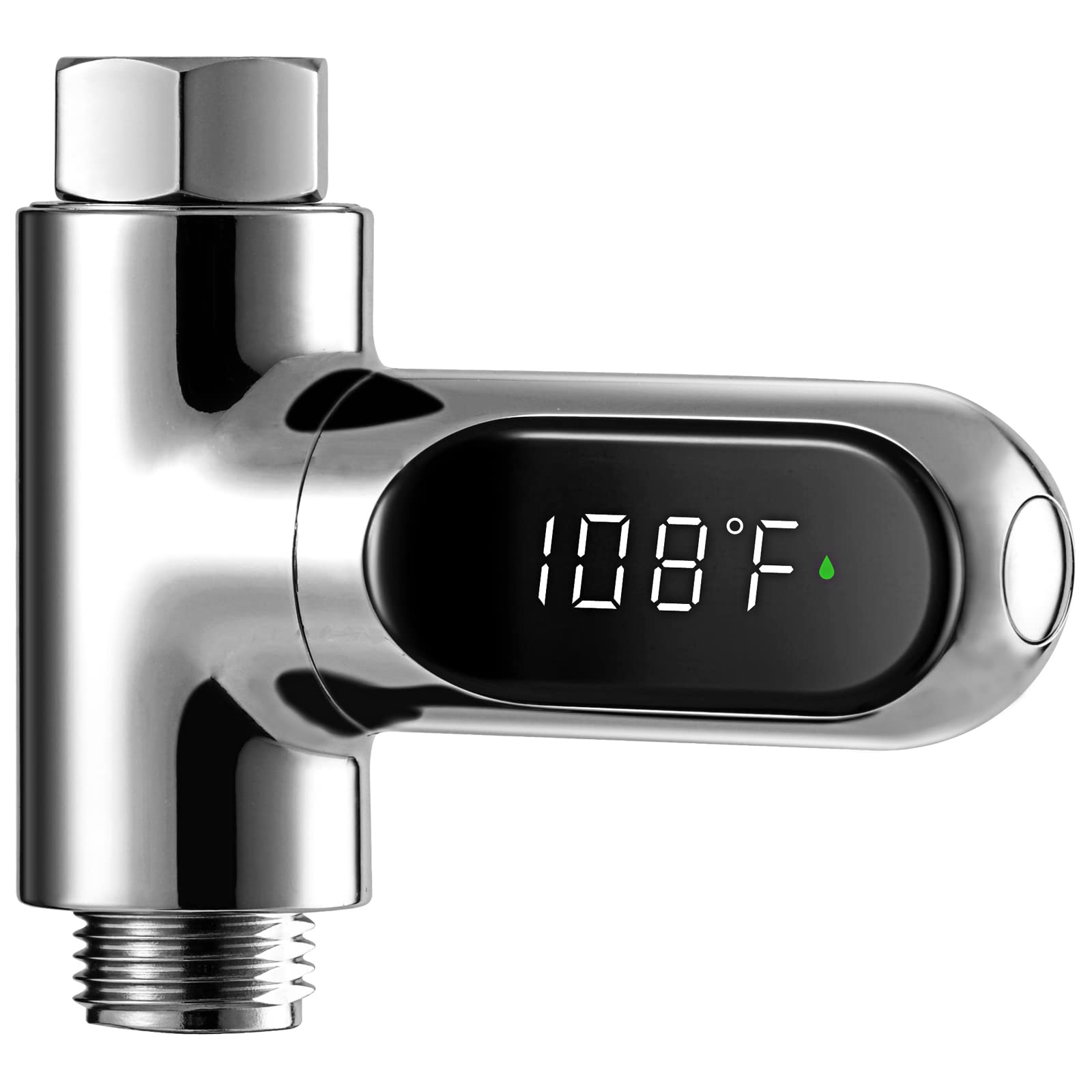 Instant-read Shower Thermometer, G1/2 Faucet Thermometer Led Digital  Display Water Temperature Monitor