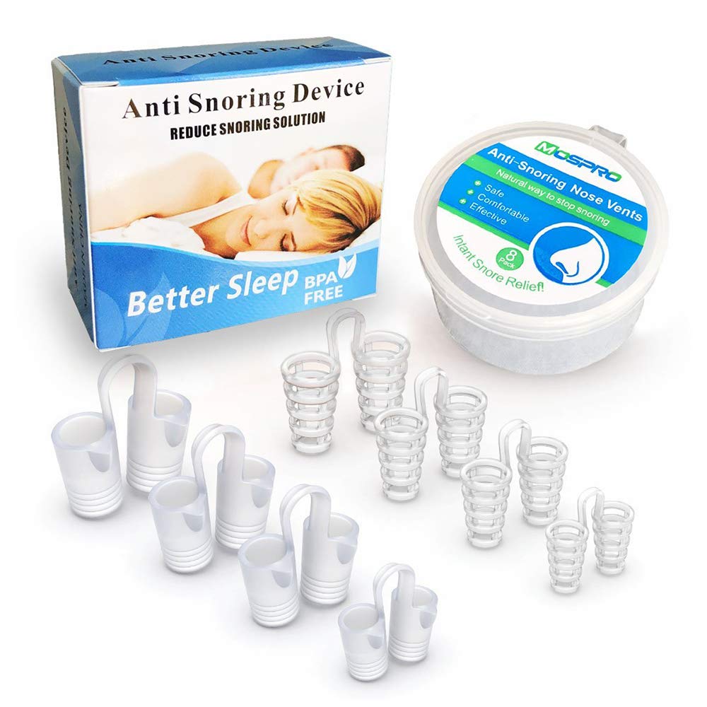 8 Pack Nose Vents To Ease Breathing Anti Snoring Nose Vents With Different Size Breathing Relief