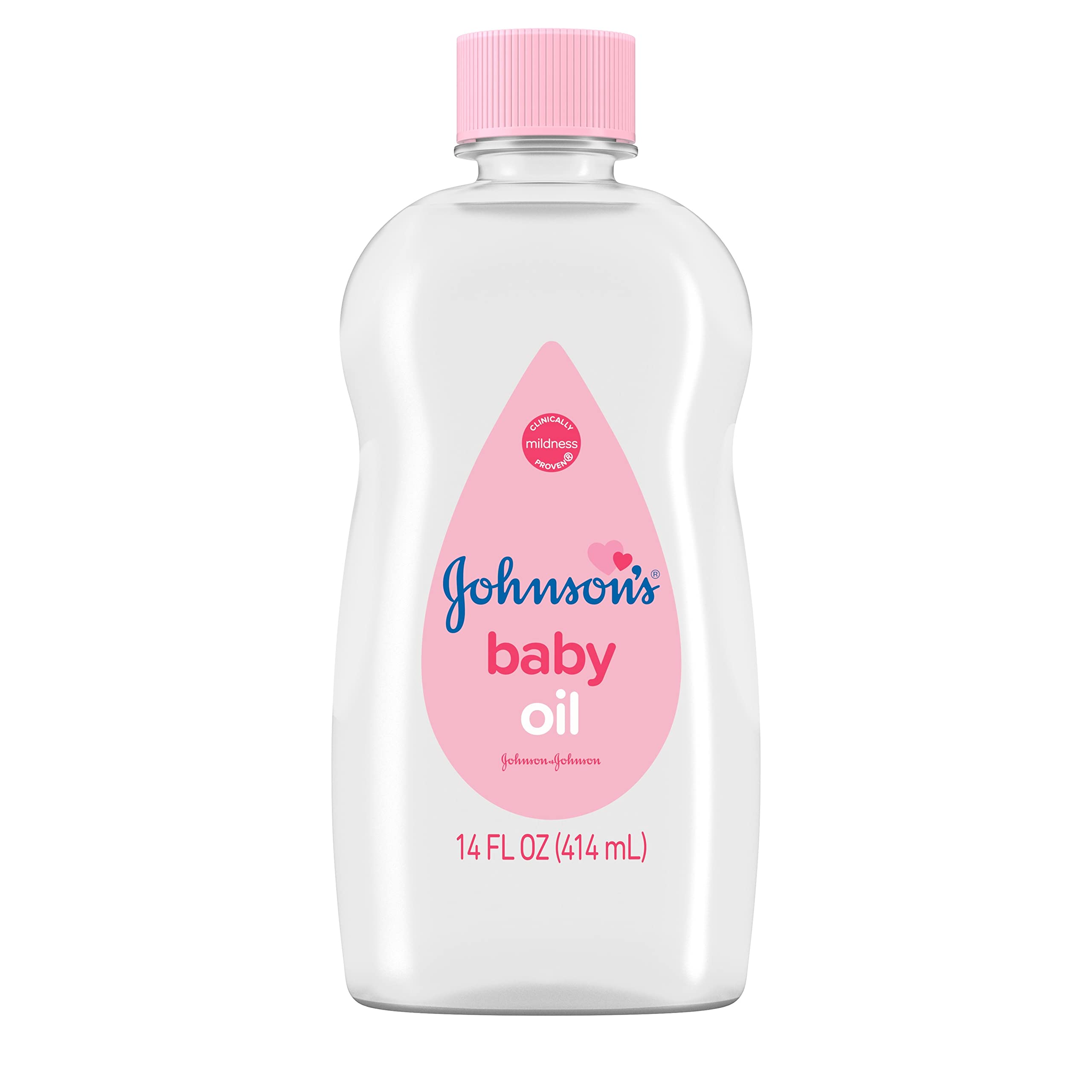 Johnson's Baby Oil, Pure Mineral Oil to Prevent Moisture Loss, Original, 14  Fl Oz (Pack of