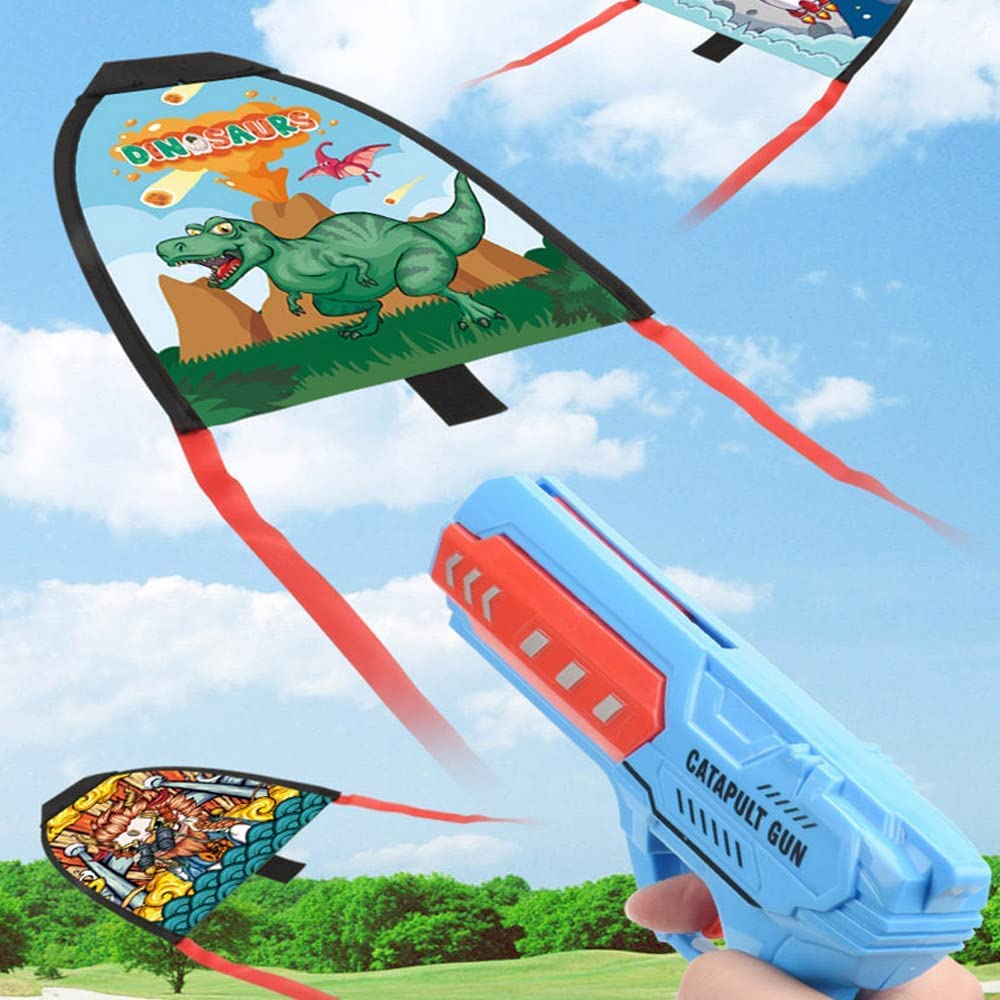 Launcher Toys, Kite Toy Set with Launcher Ejection Kite Beach Toy
