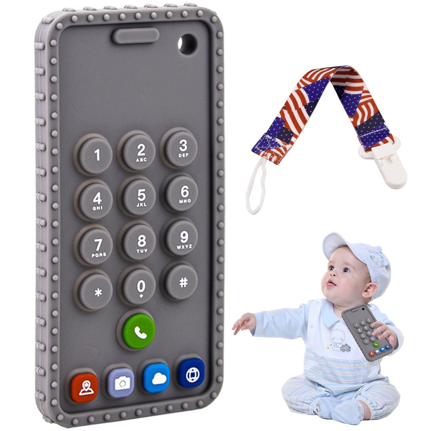 Teething phone sale