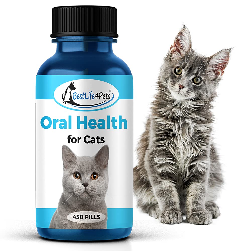 BestLife4Pets Oral Health for Cats Cat Dental Care Supplement