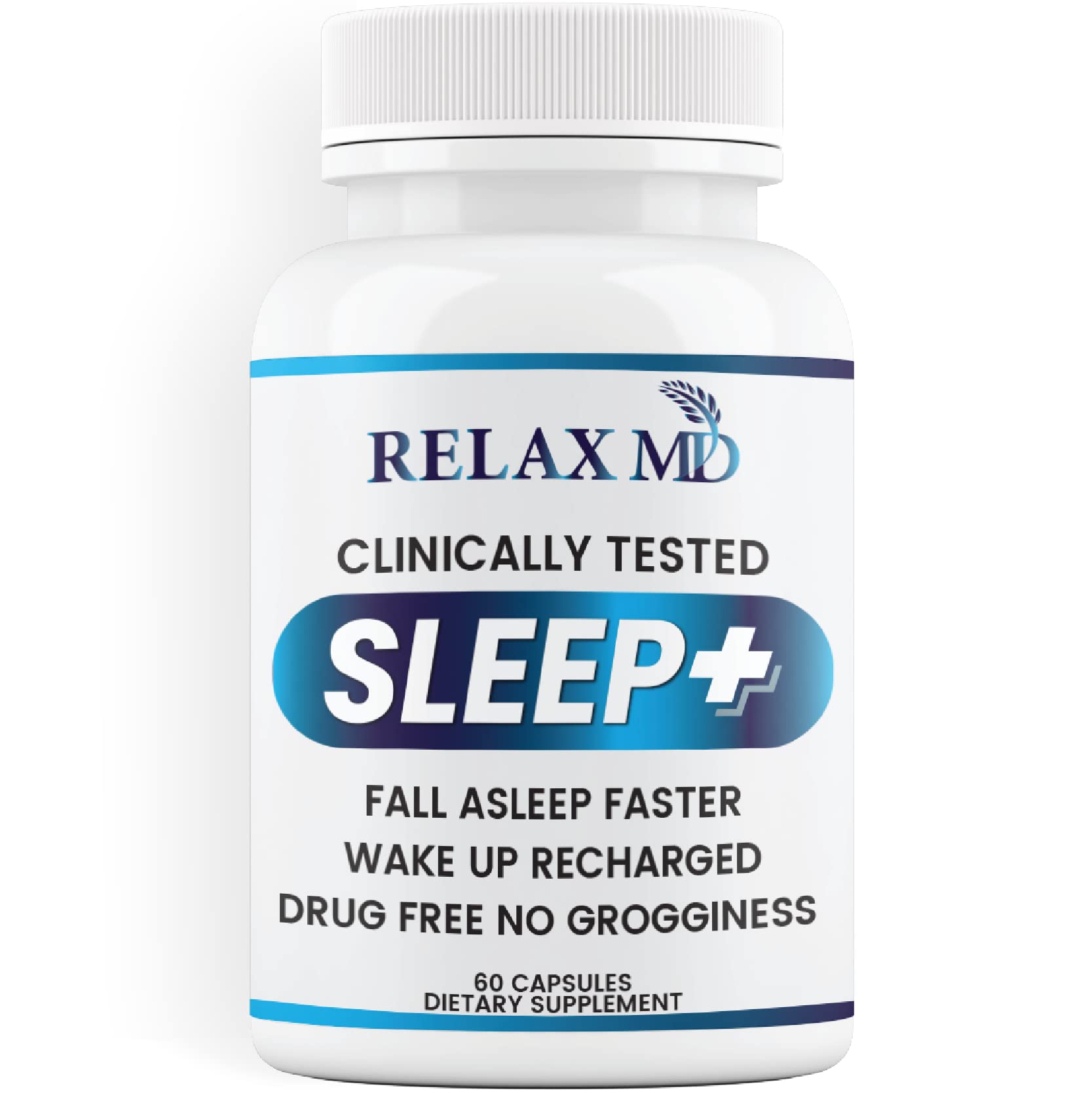 RelaxMD Natural Sleep Aid | Non-Habit Forming Sleep Supplement With ...