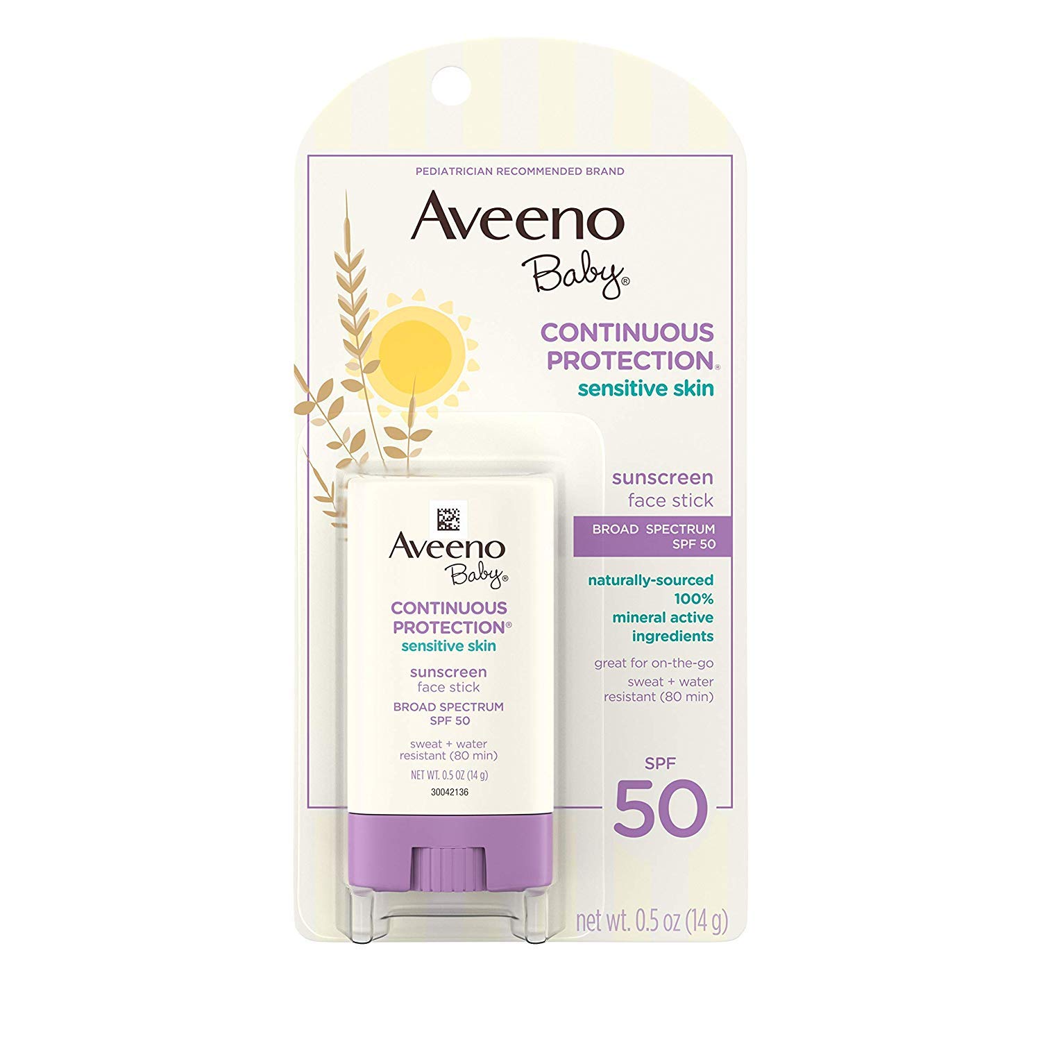 aveeno sunscreen stick