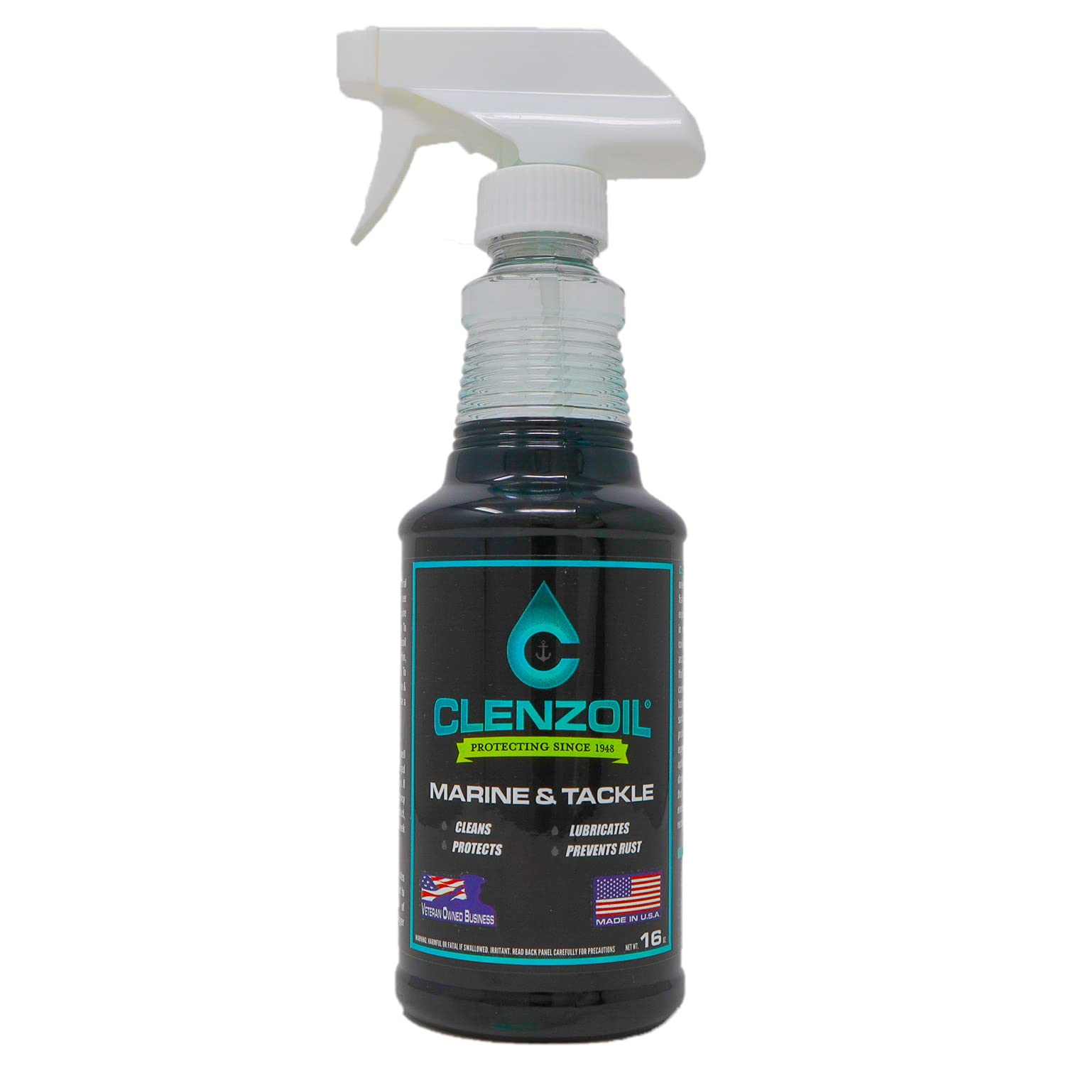  Clenzoil Marine & Tackle Rust Prevention Spray Lubricant &  Corrosion Inhibitor, One-Step Cleaner, Lubricant, Protectant