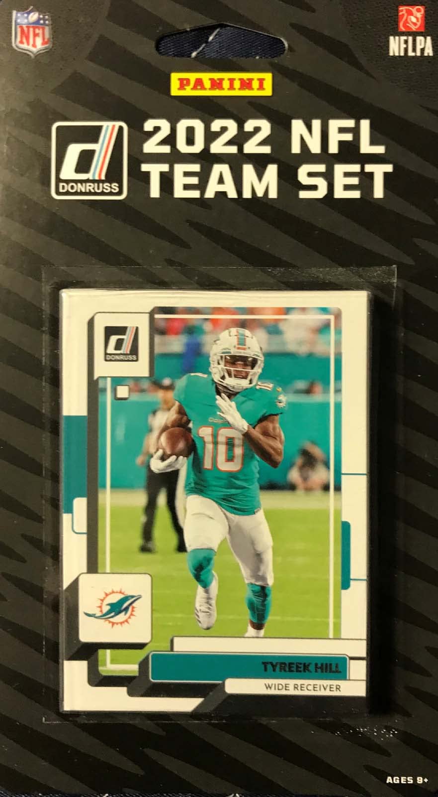 tyreek hill dolphins football card