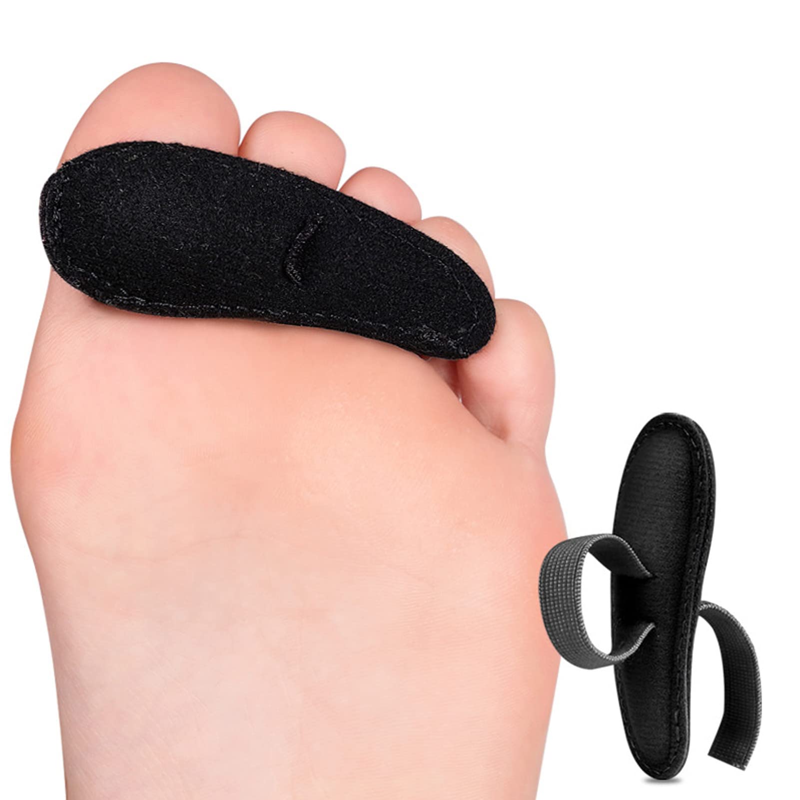 Hammer Toe Cushion Toe Support Cushion Hammer Toe Crest Cushion Elastic  Flexible Breathable Soft Hammertoe Support Pad for Discomfort Relief (Right)