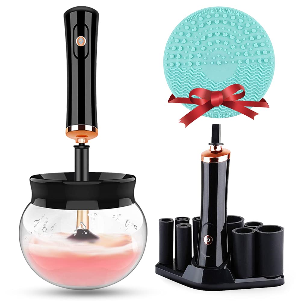 Makeup Brush Cleaner And Dryer Machine Deep Clean Fast Dry, Make Up Brush  Cleansers Tools With 8 Elastic Rubber Connector Fit Most Cosmetic Brushes Ch