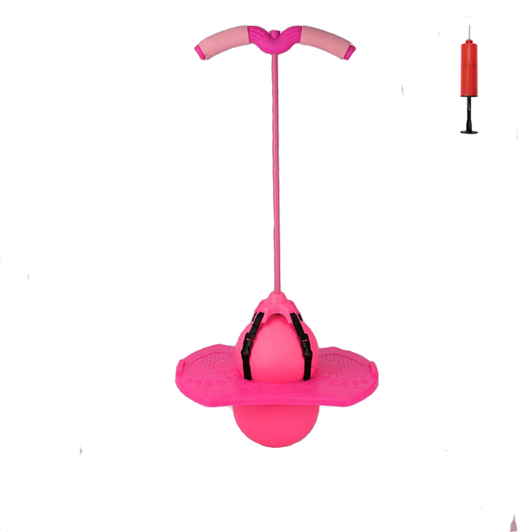 Christoy Pogo Jumper with Handle and Ball Pump, High Jump Toy Bounce ...