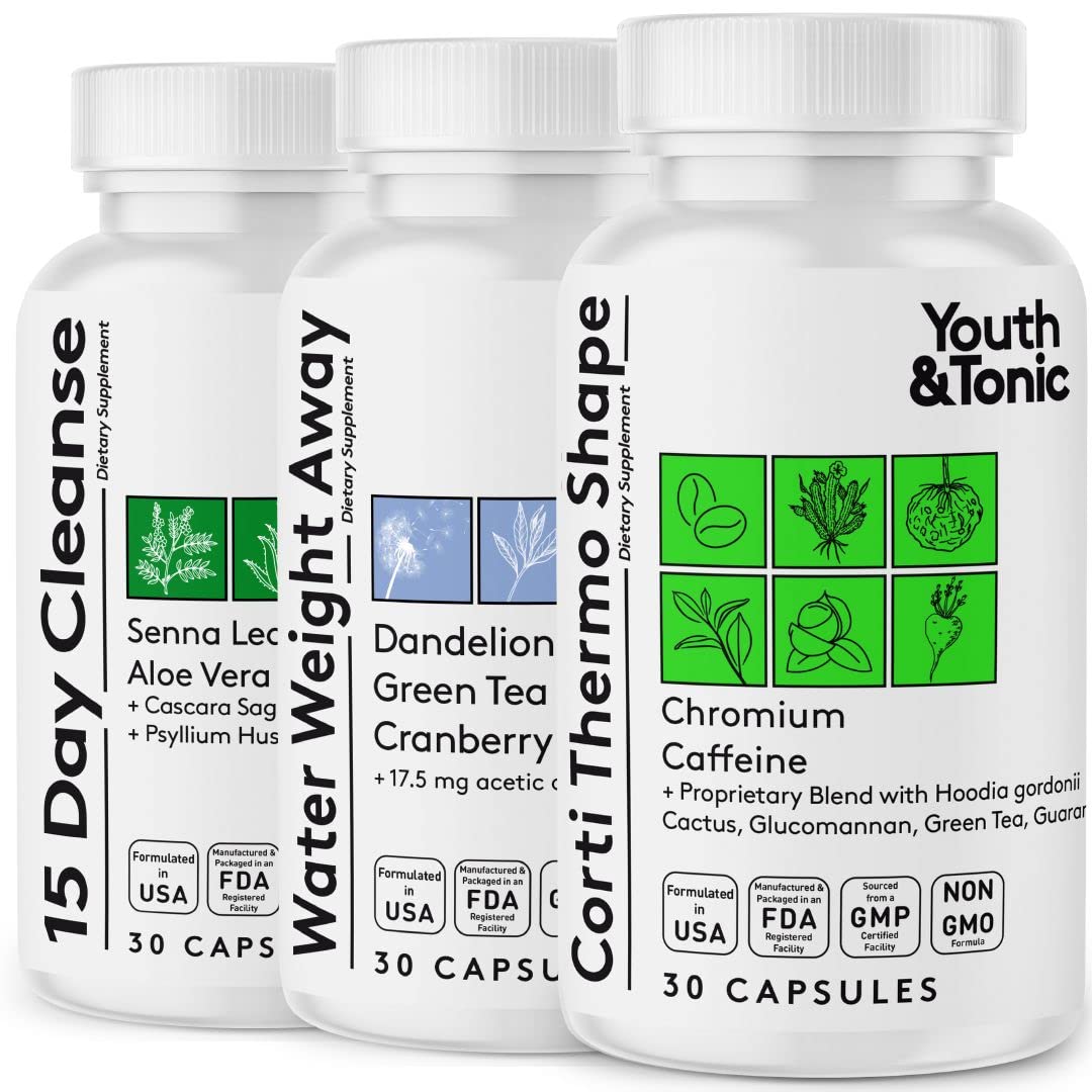 Youth Tonic 15 Day Cleanse and Detox as Triple Action Diet Pills