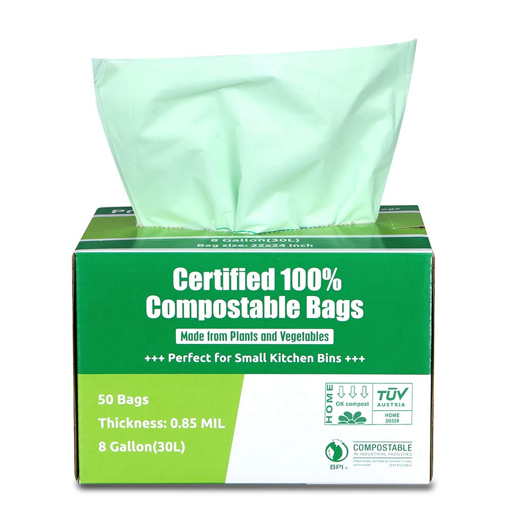 8 Gallon Compostable Trash Bags