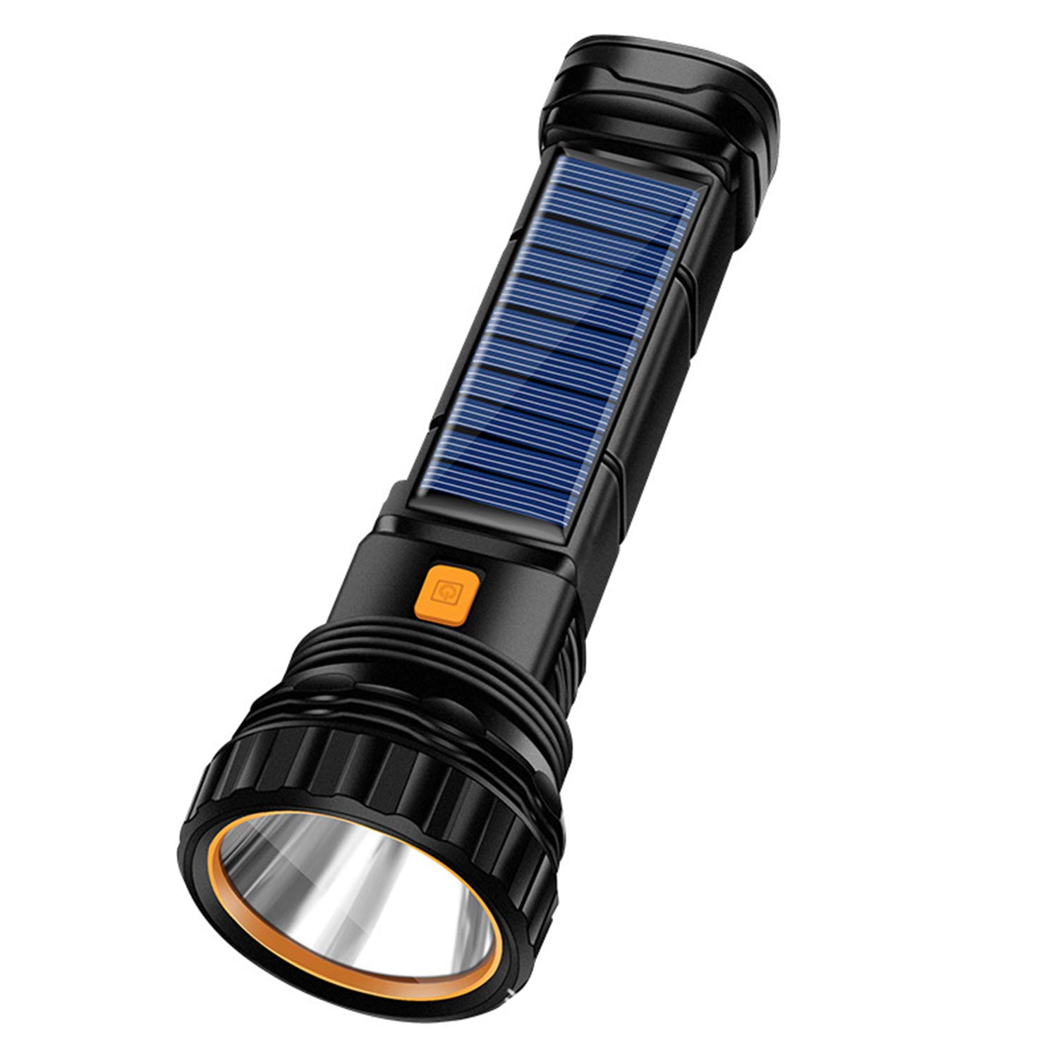 E-SHIDAI Solar/Rechargeable Multi Function 1000 Lumens LED Flashlight, with  Emergency Strobe Light and 1200