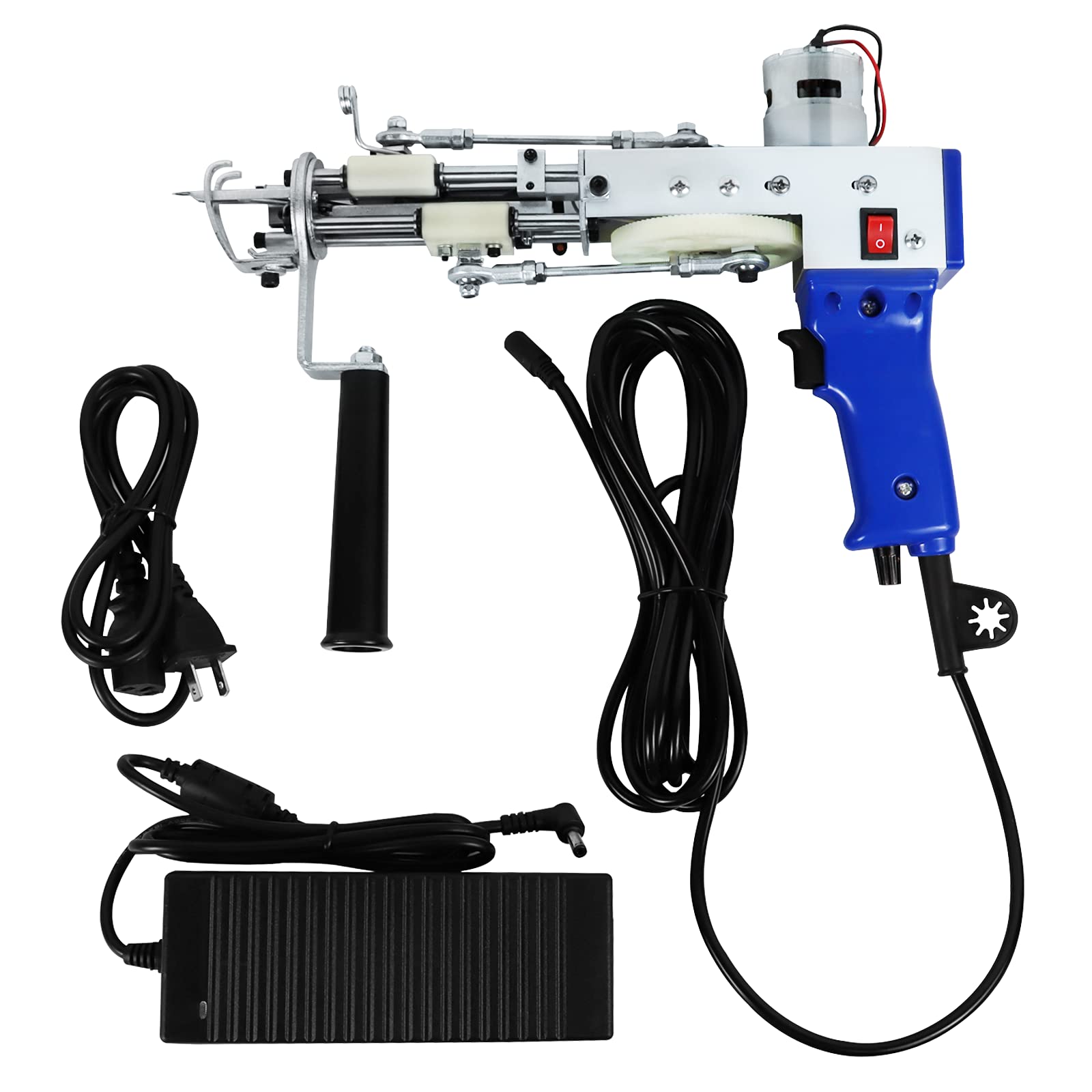 Electric Tufting Gun for Carpet Weaving and Flocking Machine, Fully  Enclosed Cut and Loop Pile, All Inclusive, 2 in 1