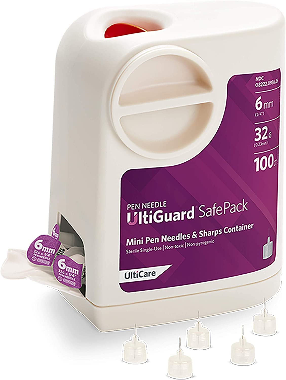 All-in-One UltiGuard Safe Pack Pen Needles and Sharps Container for at-Home  Insulin Injections