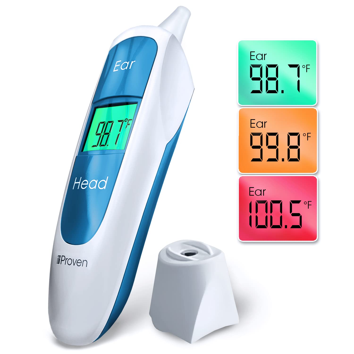 IPROVEN Digital Ear Thermometer for Adults, Kids and Babies, [Fast