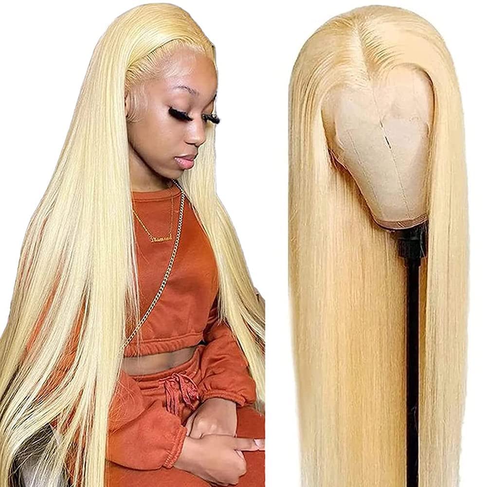 Tuneful 28 Inch 613 180 Density Straight 613 HD Lace Frontal Wig