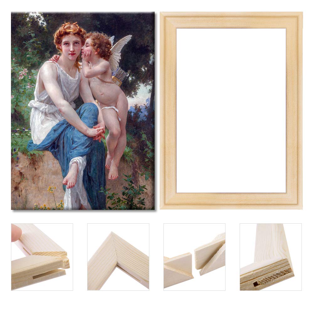 Wood Frame for Paint By Numbers Canvas - Canvas Stretcher Bars - 16 x 20  Inch