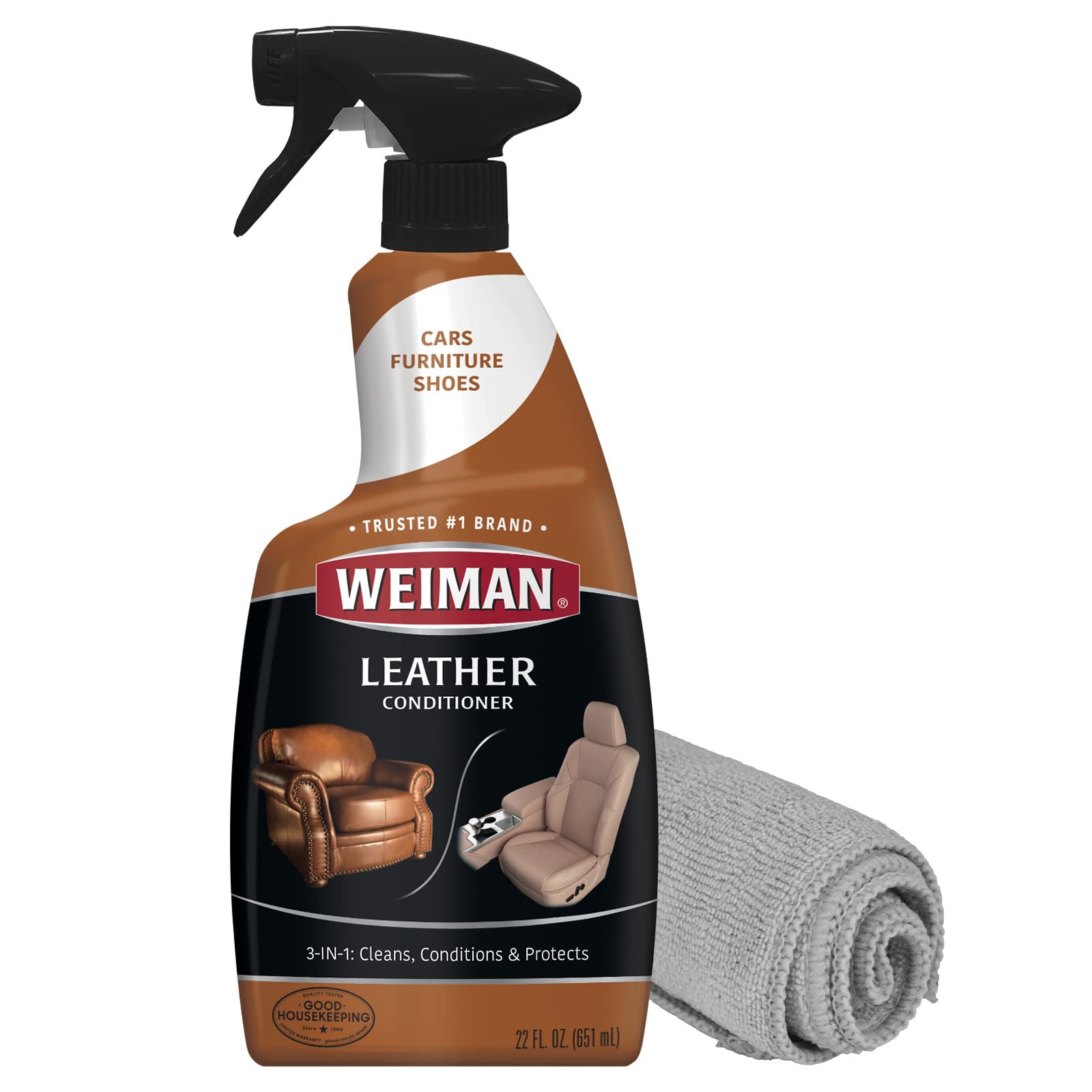 500ml Genuine Leather Cleaner Spray for Leather Sofa Bag Shoes