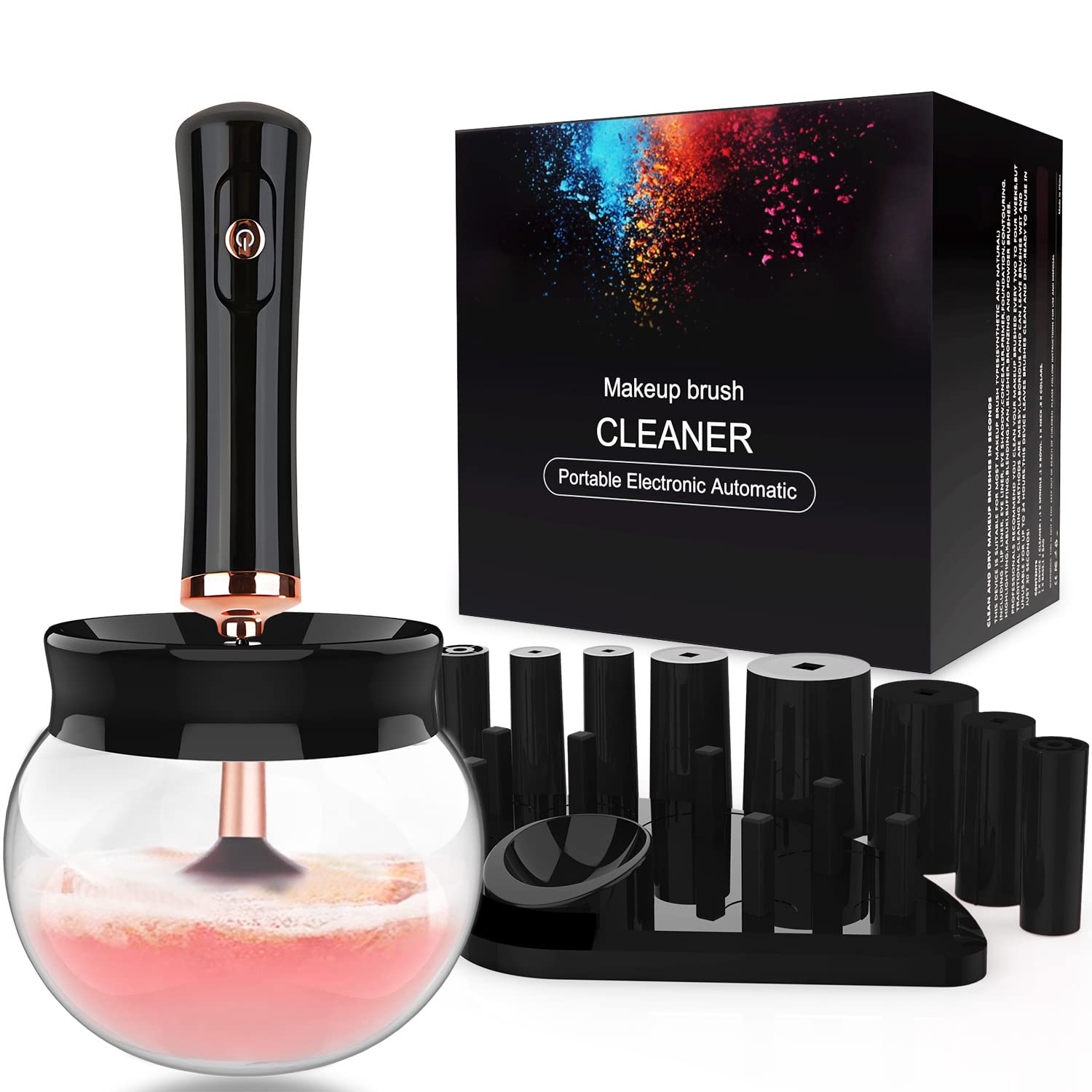 Electric Makeup Brush Cleaner- Catcan Make Up Brush Cleaner  Machine for Portable Automatic USB Cosmetic Brush Cleaner Tools, Brush  Cleaner Spinner for All Size Beauty Makeup Brushes : Beauty & Personal