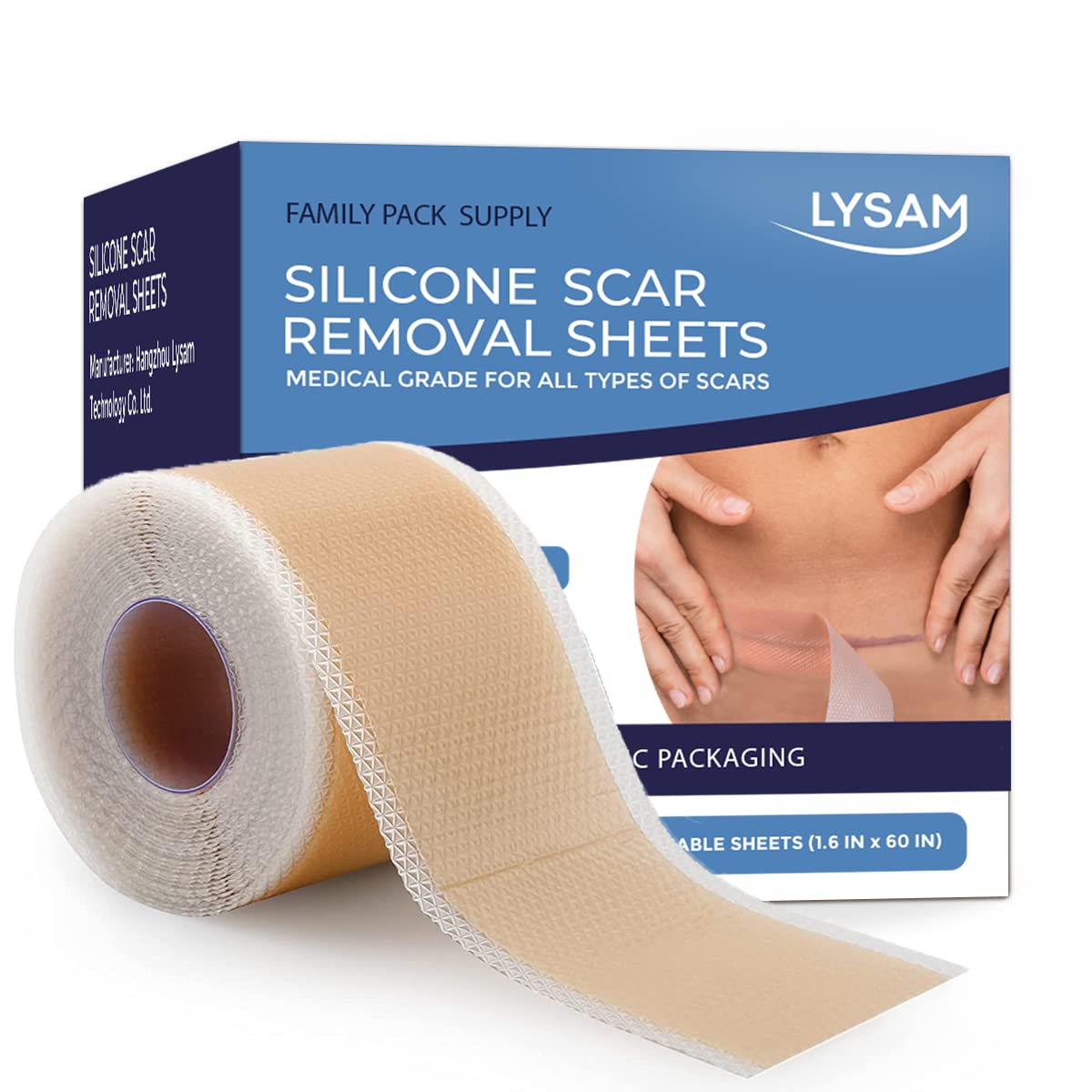 Transparent Self Adhesive Silicone Scar Tape, Silicone Sheets for Cesarean  Surgical Scars By YIWU BANGMU IMPORT AND EXPORT CO LTD