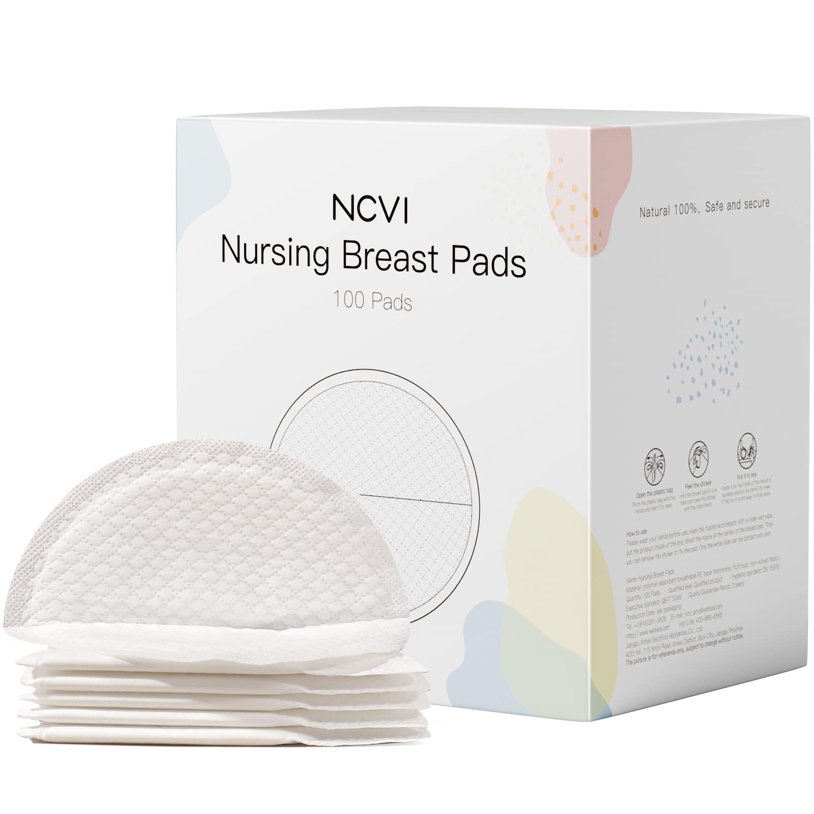 Bueautybox Disposable Nursing Pads, Superior Absorbency, Ultra Soft Leak  Protection for Breastfeeding, Non-Toxic Milk Pads, Nursing Essentials12Pcs