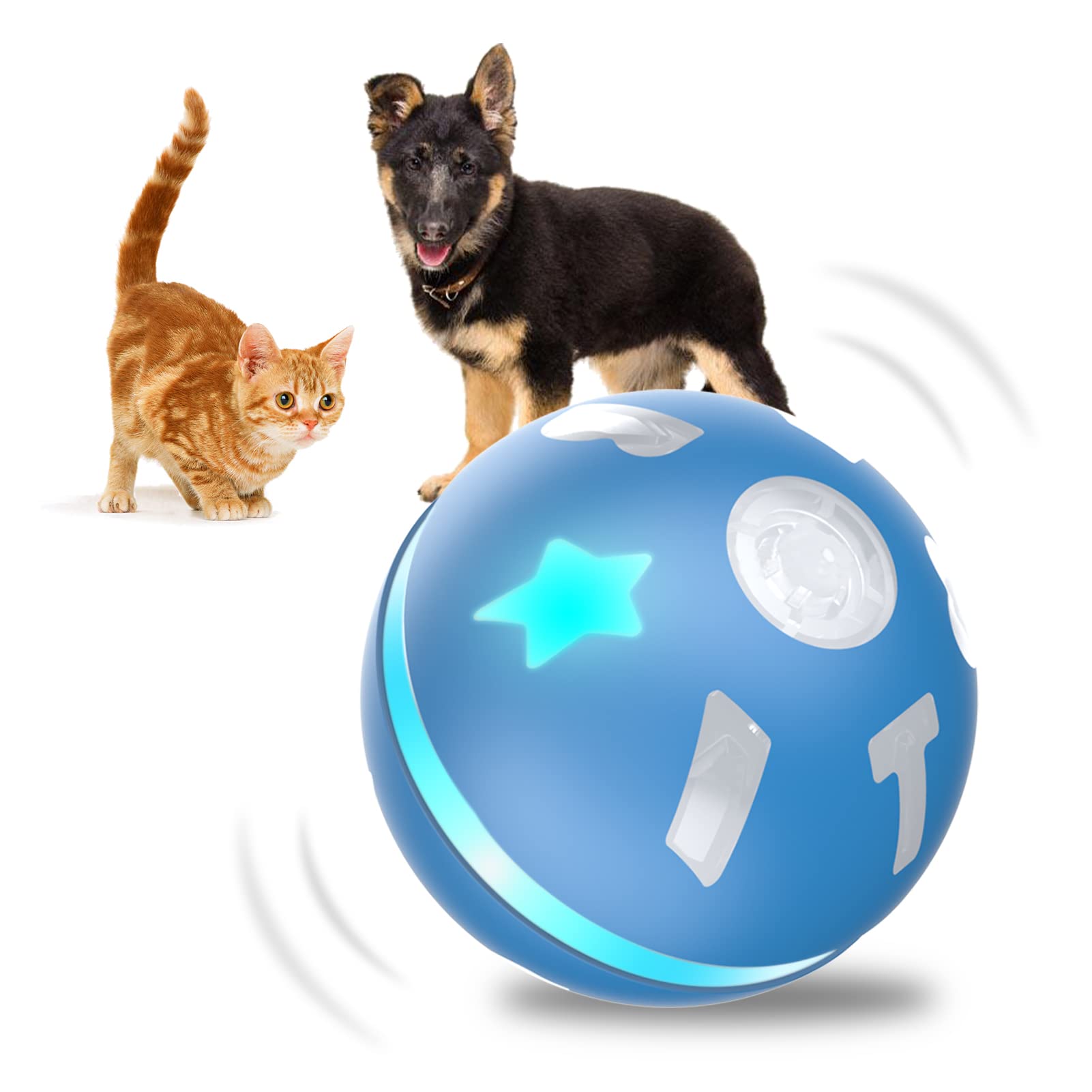Electric Dog Toys Auto Rolling Ball Smart Dogs Cat Ball Toys Funny Self-moving  Puppy Games Pet Indoor Interactive Play Supply - AliExpress