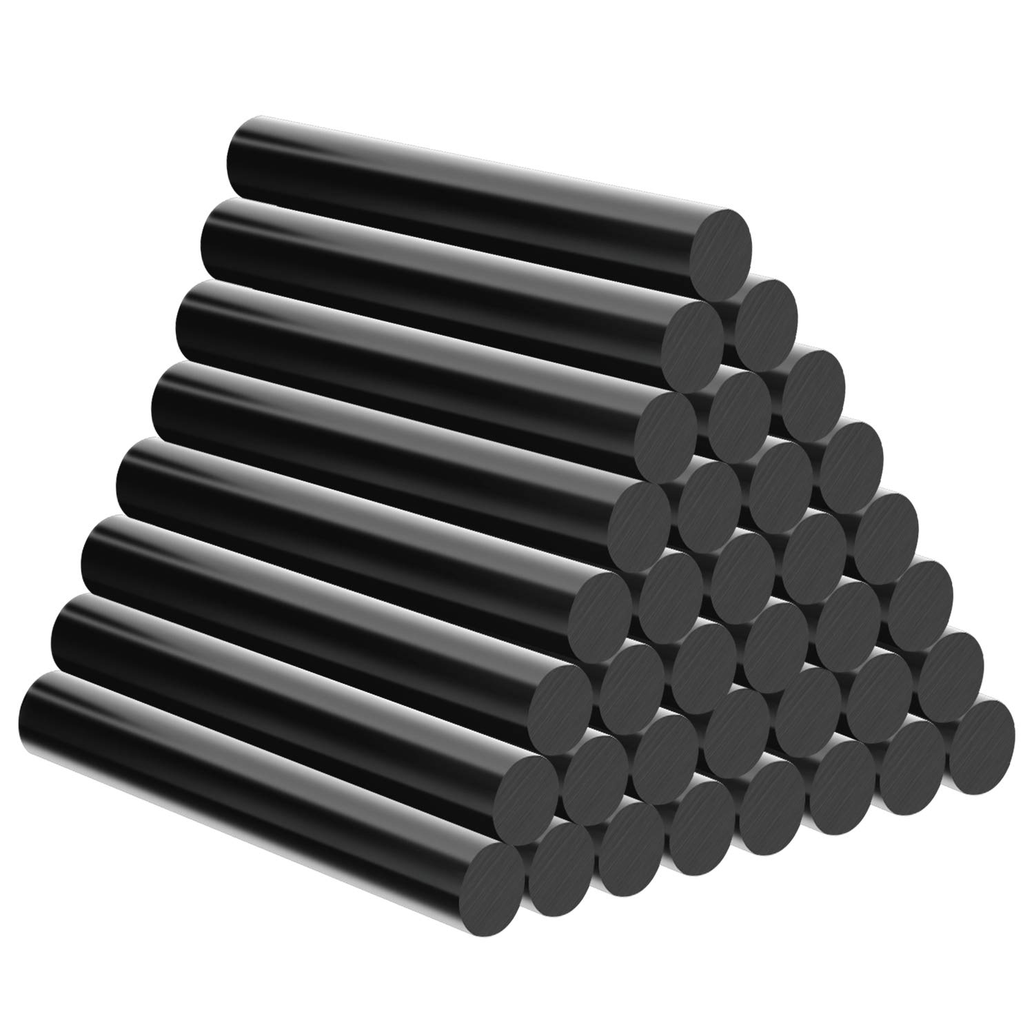 REIDEA Hot Glue Gun Sticks for Full Size Glue Gun, L5.9 x .43 Diameter,  10 Count, Black Black 10CT., L5.9 x D.43