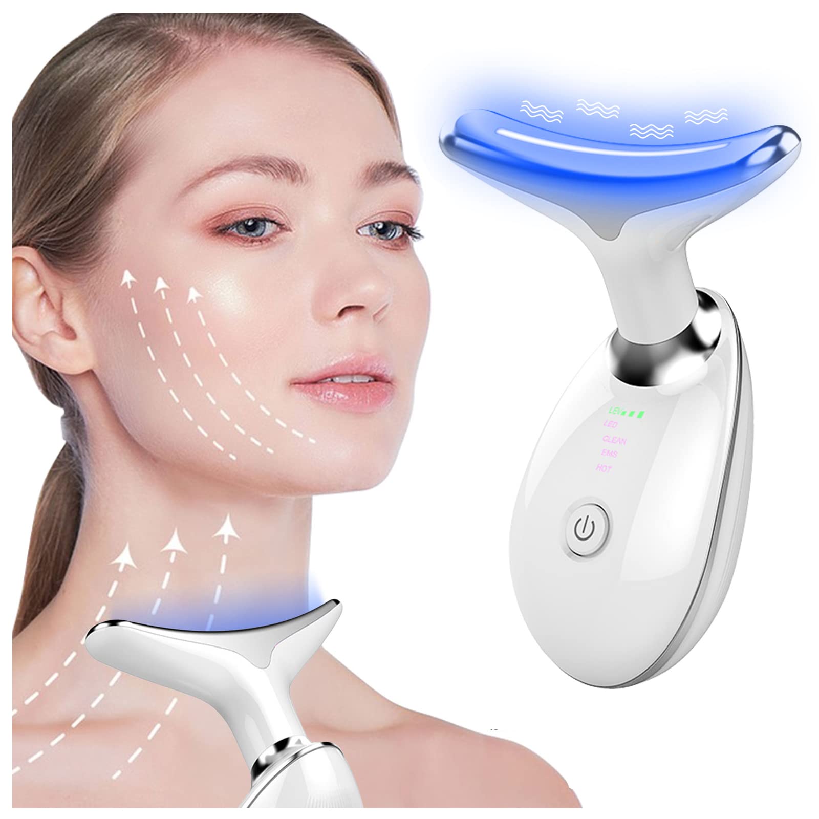 Skin Rejuvenation Beauty Device for Face and Neck 3 in 1 Firming