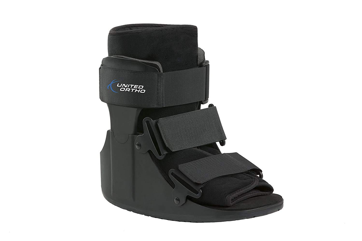 United Ortho USA14013 Short Cam Walker Fracture Boot Small Black Black Small