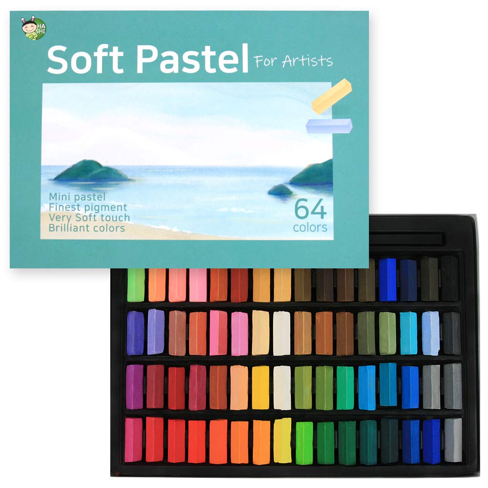 64 Color Artist Chalk Pastels Soft Pastel Set Art Supplies Painting Non  Toxic 606046704577