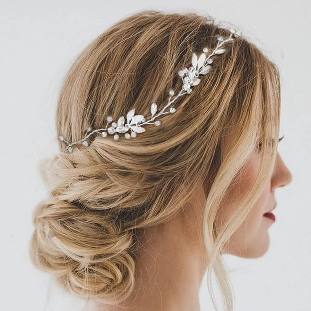 Crystal bridal hair best sale vine