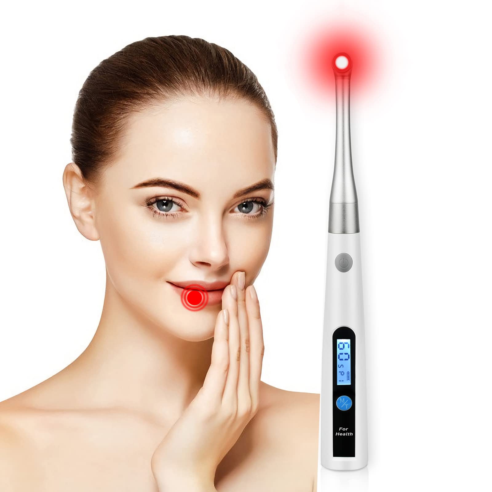 WINLEAD Cold Sore Treatment Device - Dual Wavelength Red Light Therapy ...