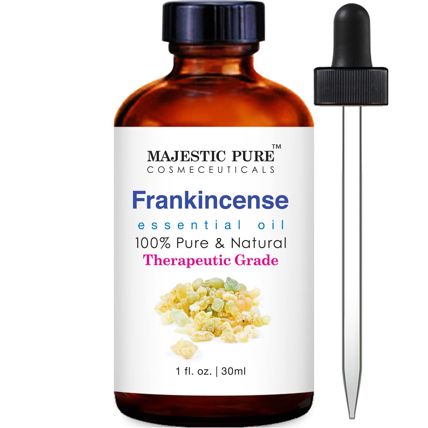 100% Pure Frankincense Essential Oil - Premium Frankincense Oil for  Aromatherapy, Massage, Topical & Household Uses - 1 fl oz (Frankincense)