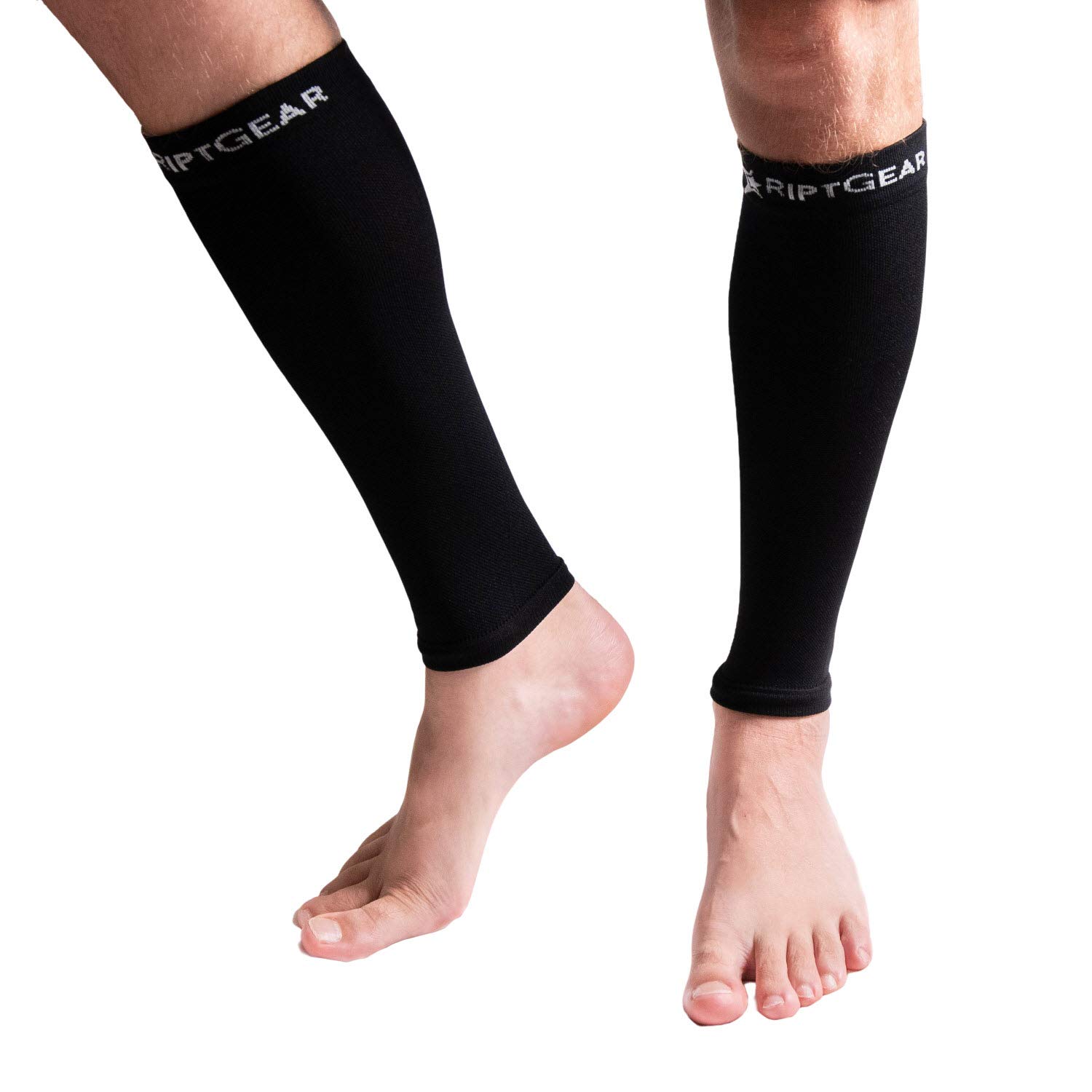 RiptGear Calf Compression Sleeves for Women and Men Graduated
