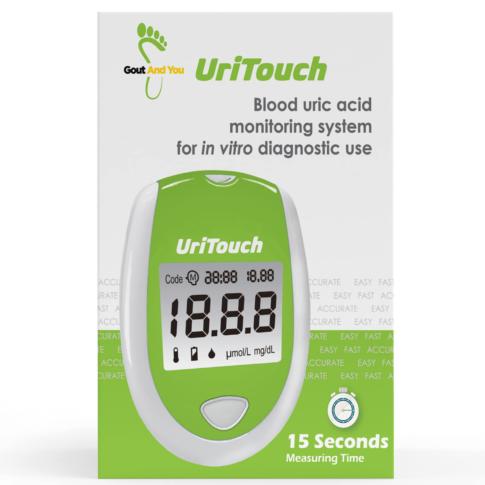 UriTouch Blood Uric Acid Monitoring System