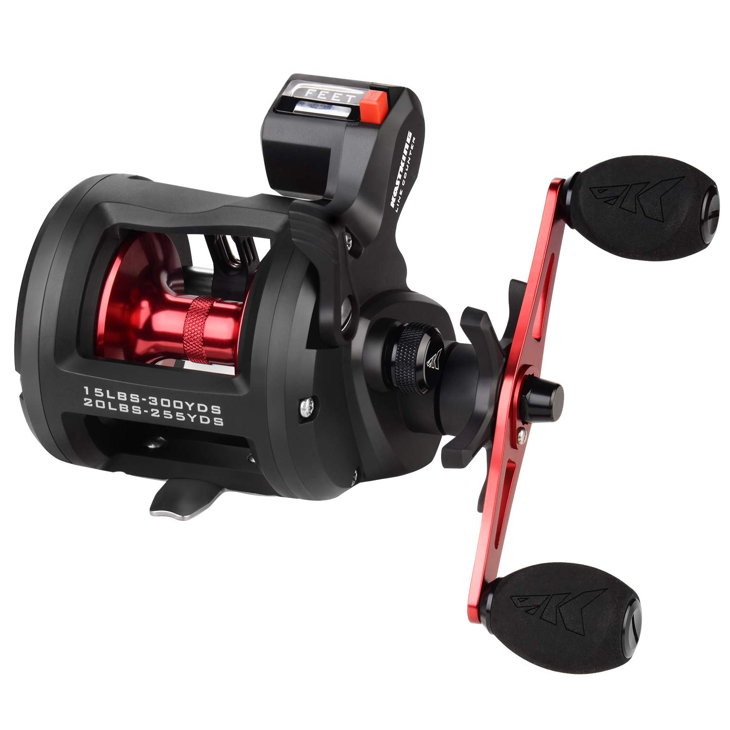 Electronic Fishing Baitcasting Reel with Accurate Line Counter
