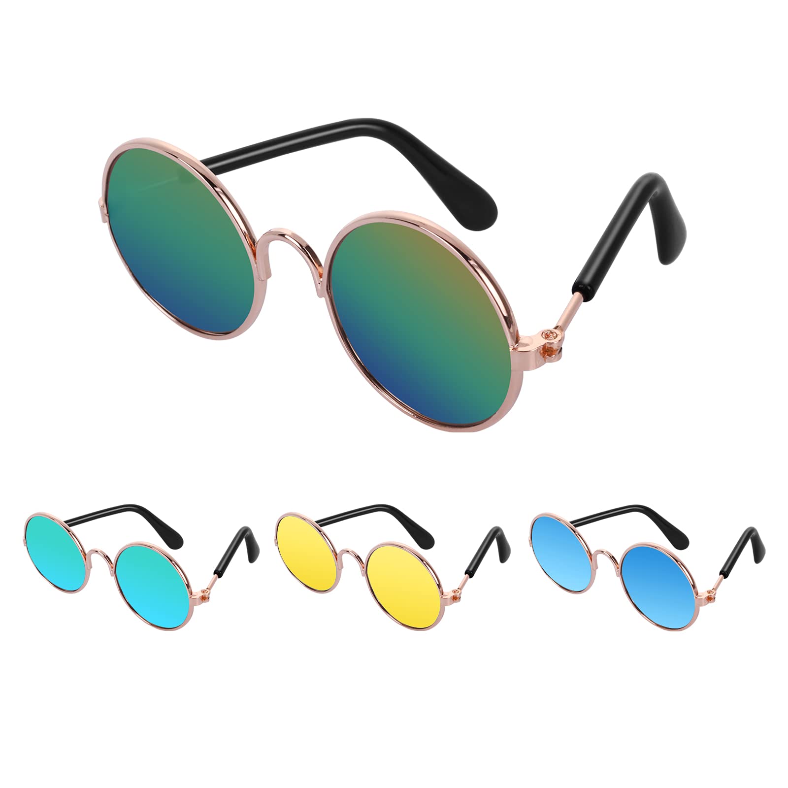 Cute best sale circle sunglasses