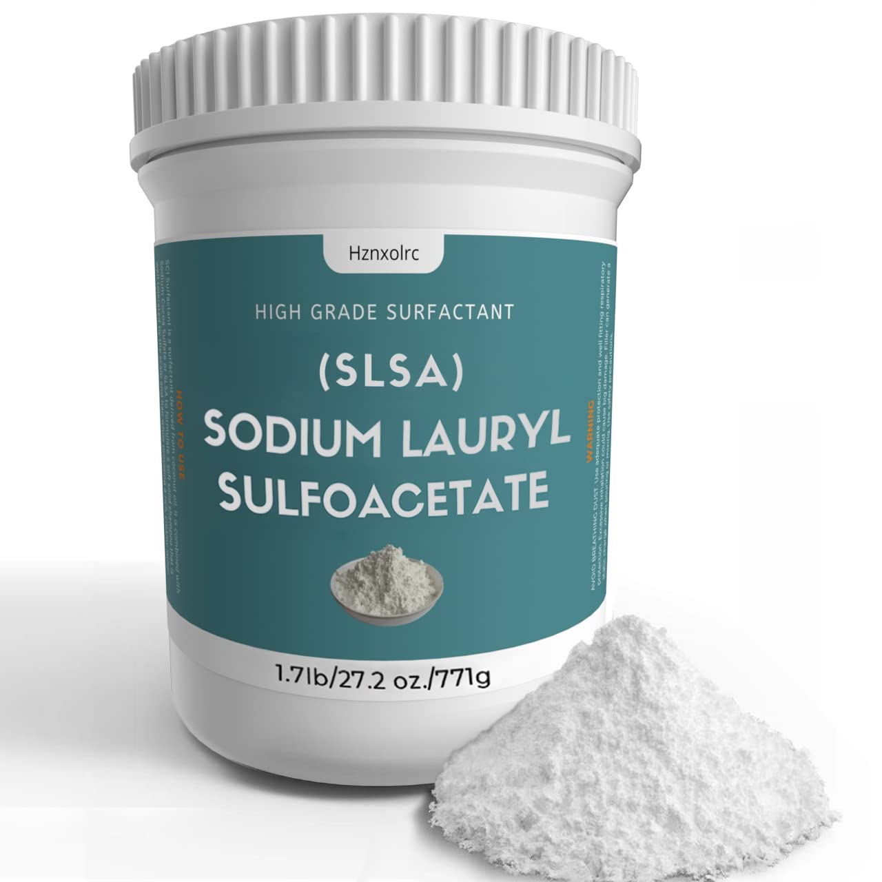 SLSA Powder for Making Bath Bombs - Pure Sodium Lauryl Sulfoacetate - 2 lbs