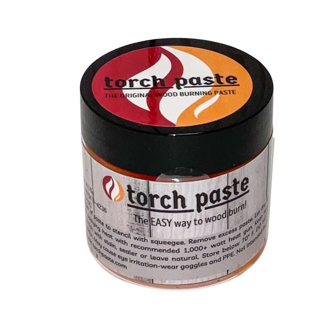 Torch Paste - La pâte à bois originale depuis 2020, Testé en laboratoire  et certifié ASTM D-4236, Non toxique, Utilisation sur bois, carton,  toile, denim et plus